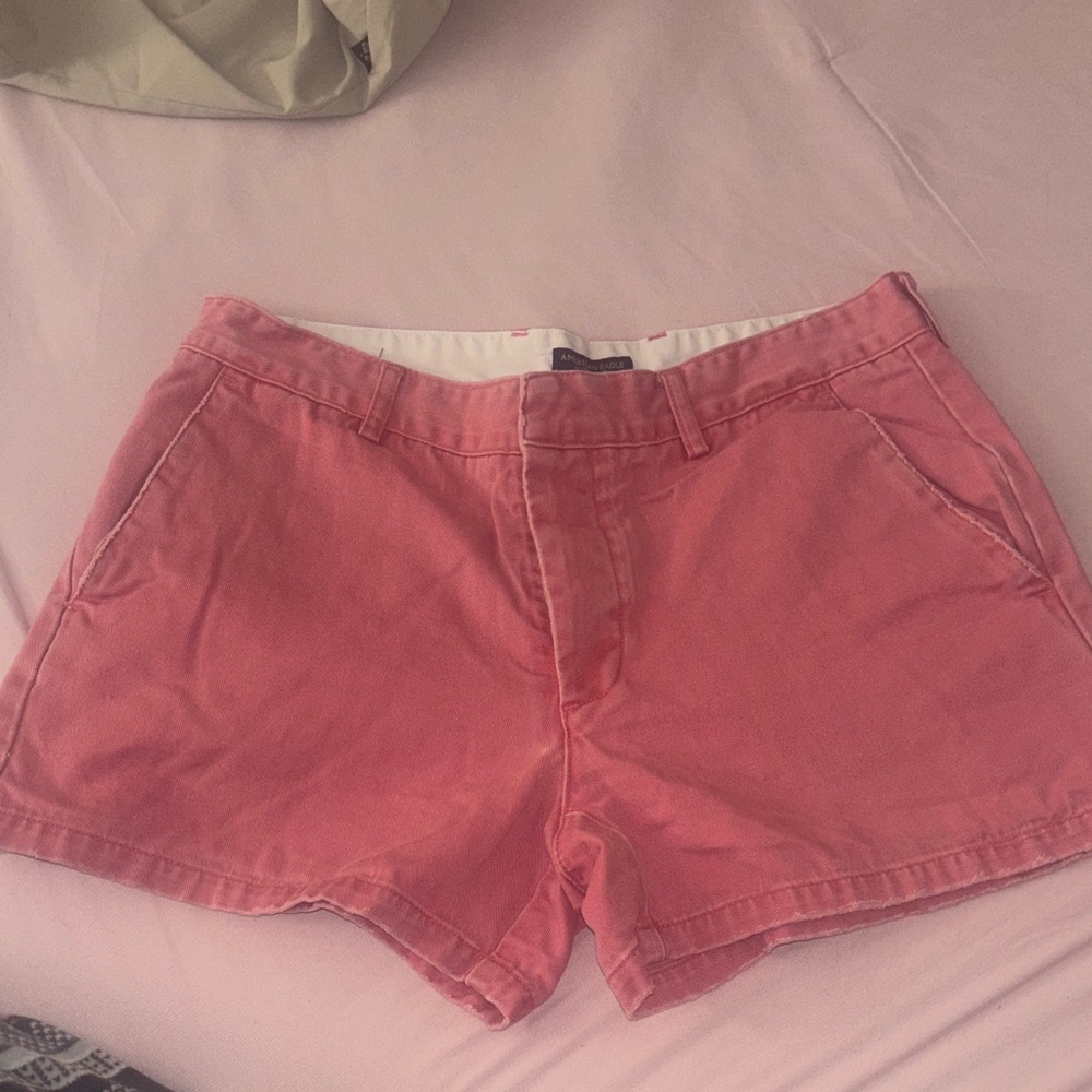 American Eagle Outfitters High Waist Pink Shorts
